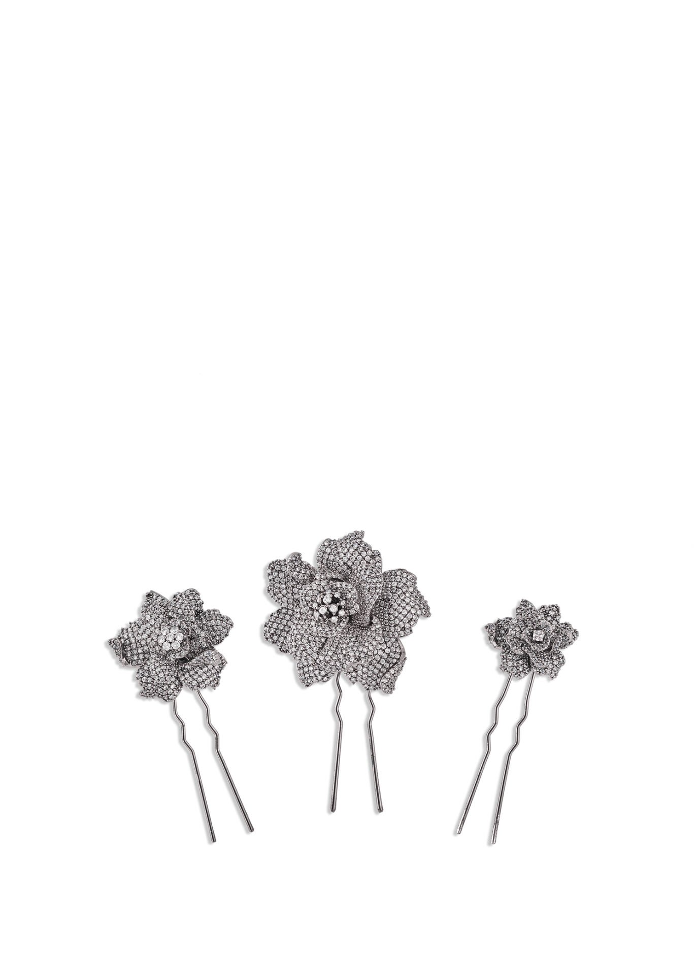 Raja Pin Toka Set siyah nikel