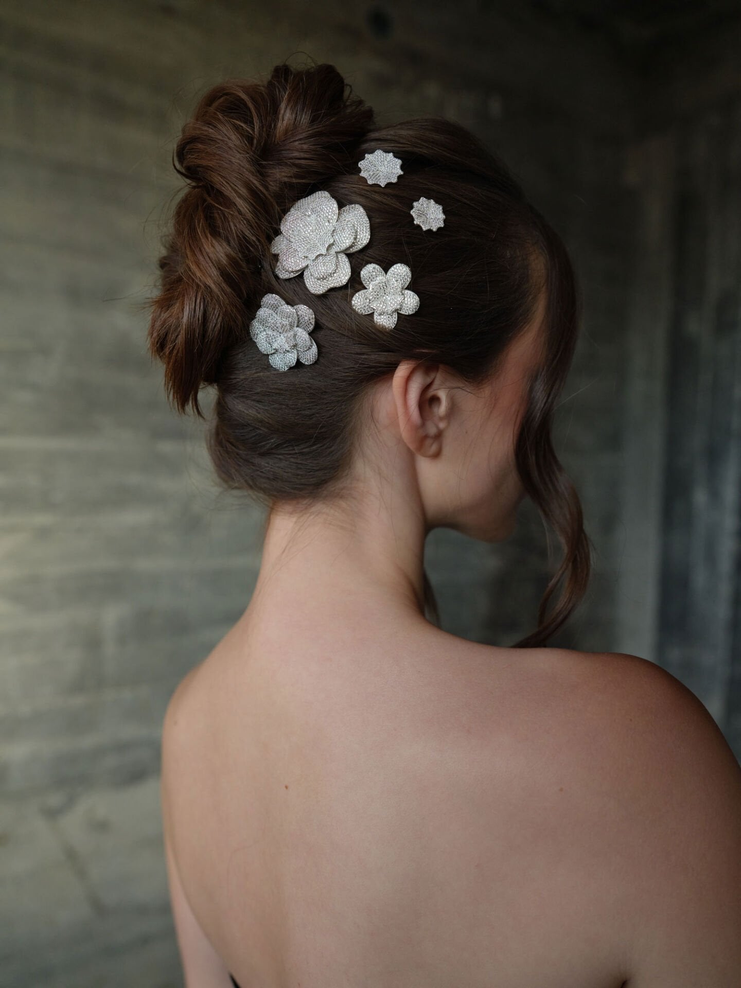 RENESA GÜMÜŞ PİN TOKA SET