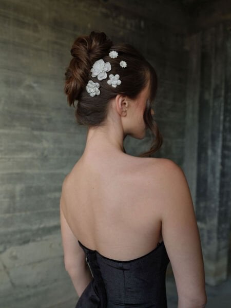 RENESA GÜMÜŞ PİN TOKA SET