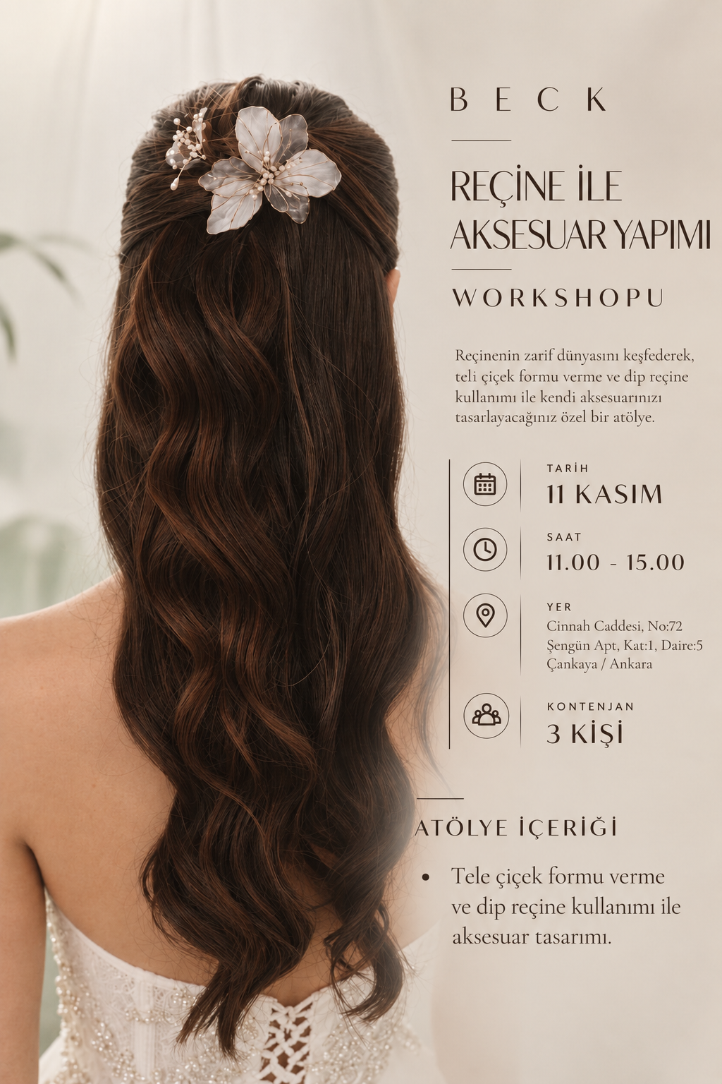 Reçine ile Aksesuar Yapımı Workshopu ( 11 Kasım )