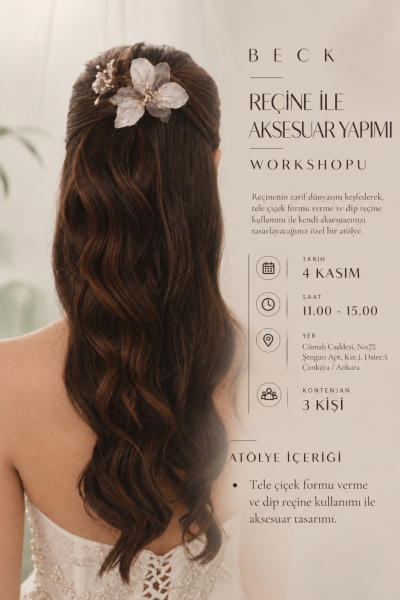 Reçine ile Aksesuar Yapımı Workshopu ( 4 Kasım )